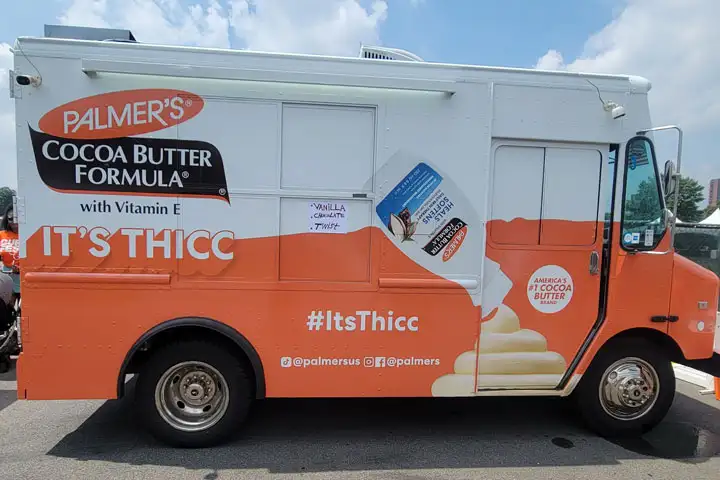 Ice Cream Truck - Palmers Branded Promotion Ice Cream Truck - Palmers Branded Promotion